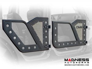 Jeep Wrangler JL Rock Door w/ Perforated Aluminum Mesh - 4 Door Jeep Wrangler JL Rock Door w/ Perforated Aluminum Mesh - 4 Door